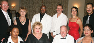 Front: Mrs Baloyi, Mrs Conradie, Terry Scallan (Chairman of SAIS), Agatha Scallan. 
Back: Commissioner Ben Groenewald, Mrs Groenewald, Zondi Baloyi (CEO - SASSETA), Steve Conradie (CEO – SIA) and guests